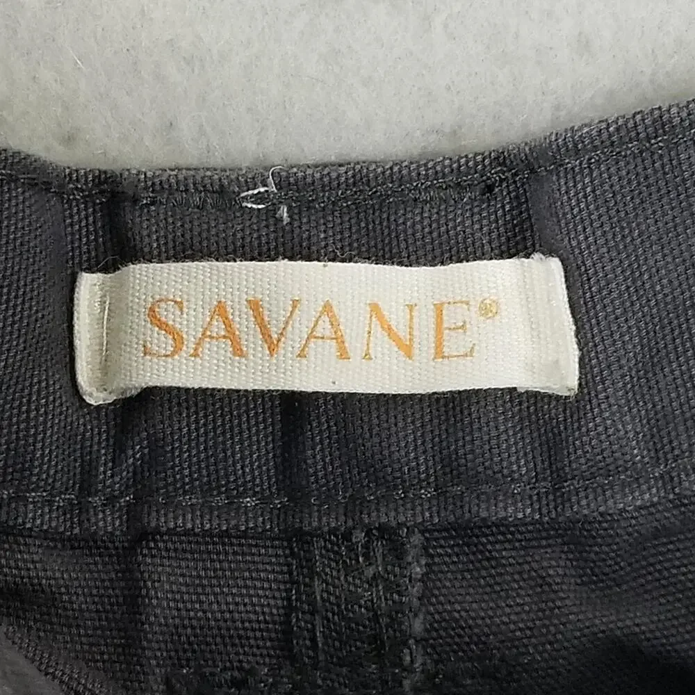 Savane Cargo Shorts Mens 38 Gray 100% Cotton Casual Outdoor‎ Pockets Classic